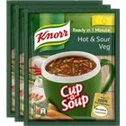 Knorr Veg Hot and Sour Cup-A-Soup 3X10.5 g (Set Of 3)