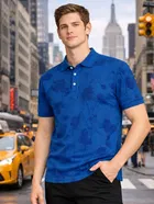 Polo Printed Cotton Blend T-shirt for Men 