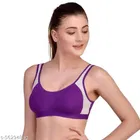 Polycotton Sports Bra for Women 