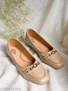 Shoetopia Beige Ballerinas 