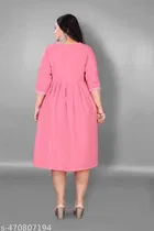 Floral Embroidered Maternity Kurti 