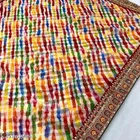 Georgette Solid Saree for Women, Multicolor 