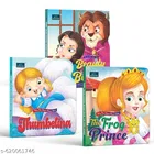 Fairy Tale Shaped Board Book – Set of 3 | Classic Shaped Storybooks for Kids | Durable Early Learning Board Books for Toddlers | Perfect Birthday Gift, Homeschooling & Reading Practice