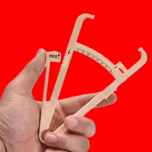 Lightweight Eco-Friendly Body Fat Measuring Caliper (Multicolor, Pack of 1)