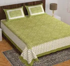 Cotton Rajasthani Jaipuri Double Bedsheet with 2 Pillow Covers 