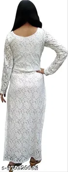Net Kurti for Women,  White  