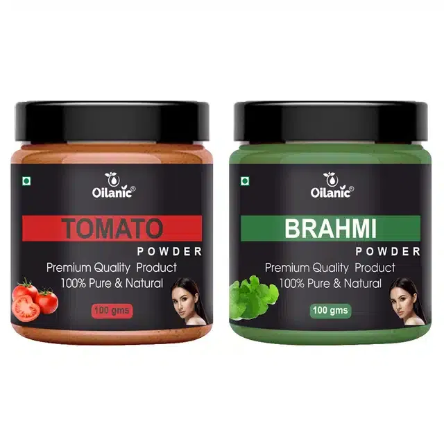 Natural Tomato & Brahmi Powder for Skin & Hair (Pack of 2, 100 g)