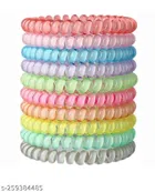 Rubber Band for Women & Girls (Multicolor, Pack of 10)