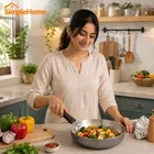 SimpleHome Aluminium Frying Pan 450 ml 18cm