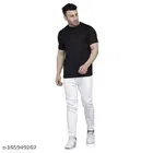 Ruggstar Casual Printed Round Neck T-Shirt For Men 