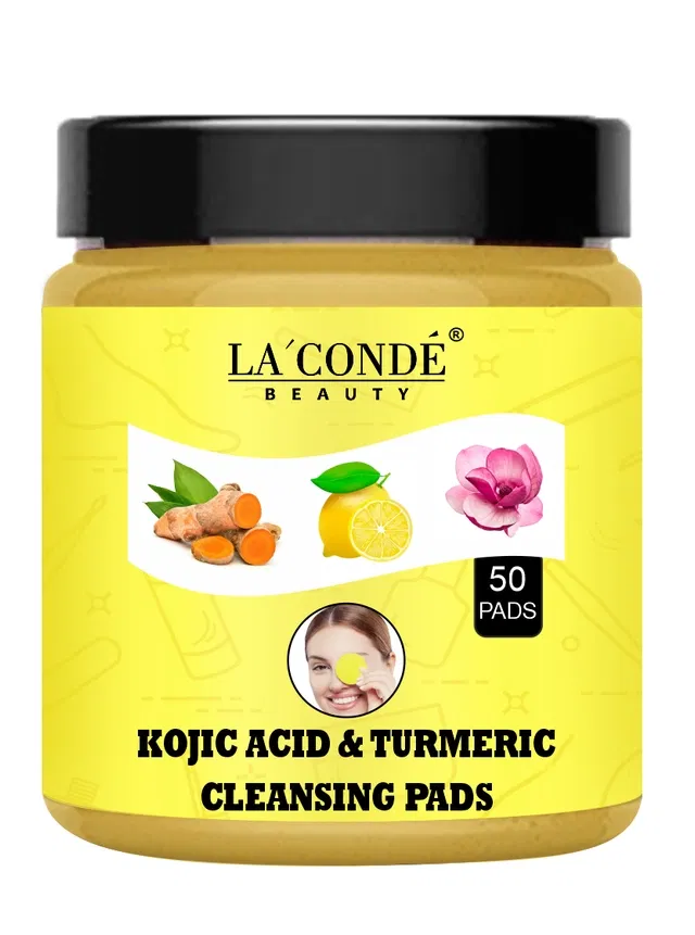 La'Conde Turmeric & Kojic Acid 50 Pcs Cleansing Pads (Pack of 1)