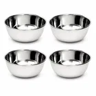 SimpleHome Steel Bowl 250ml Combo Set of 4