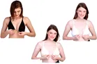 Cotton Blend Solid Non-Padded Front Open Bras for Women 