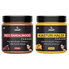 Natural Red Sandalwood & Kasturi Haldi Powder for Skin & Hair 