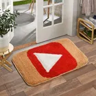 Microfiber Doormat, Beige 