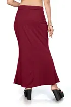 Lycra Solid Saree Petticoat for Women 