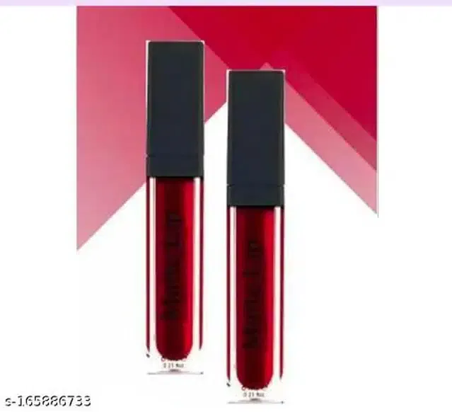 Matte Me Liquid Lipsticks (Maroon, Pack of 2)