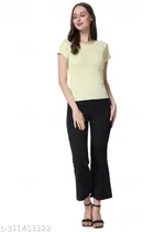 Half Sleeves Top & Bottom Set for Women 