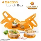 Plastic 4 Container Lunch Box 