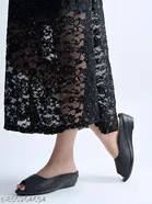 Shoetopia Heel Sandals Black Size IND-6