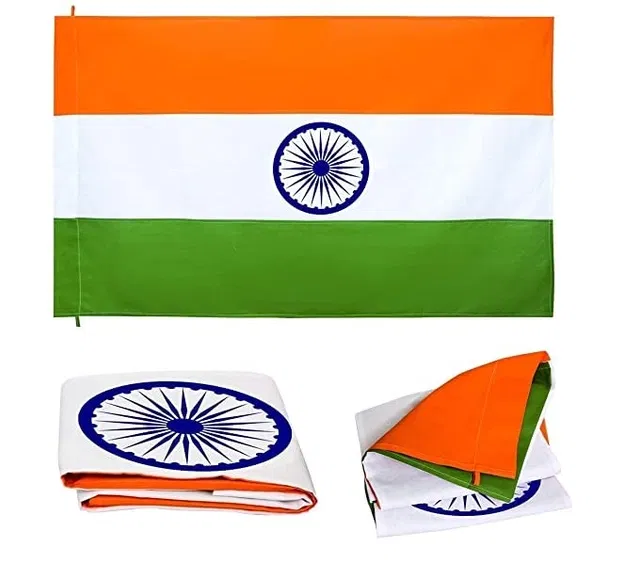 Tricolor Flag Cotton- pack of 1 (40x60 CM )
