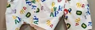 Hosiery Cotton Printed Clothing Set for Kids, White 