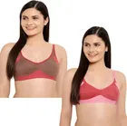 Cotton Blend Non Padded Bra for Women 