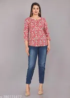 Rayon Printed Kurti for Women 