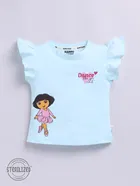 Cotton Dora Printed T-Shirt for Girls 