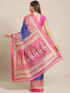 Khadi Printed Saree for Women 