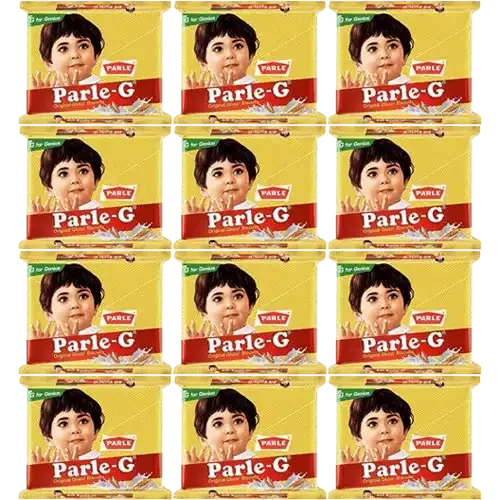 Parle-G Gluco Biscuits 12X21 g (Set of 12)