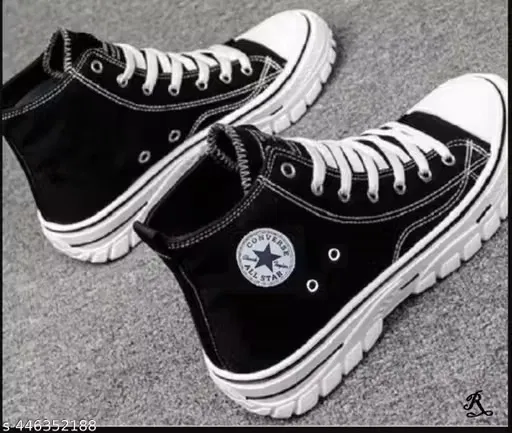 Boots for Men (Black & White, 8)