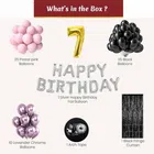 7th Happy Birthday Balloon Decoration Kit, Multicolor, Pack Of 64