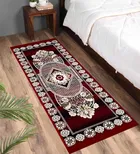 Alaqsa Abstract Bed runner 30x84inch Red Pack of 1