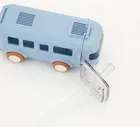 Plastic Bus Shape Sipper Bottle for Kids, Multicolor 