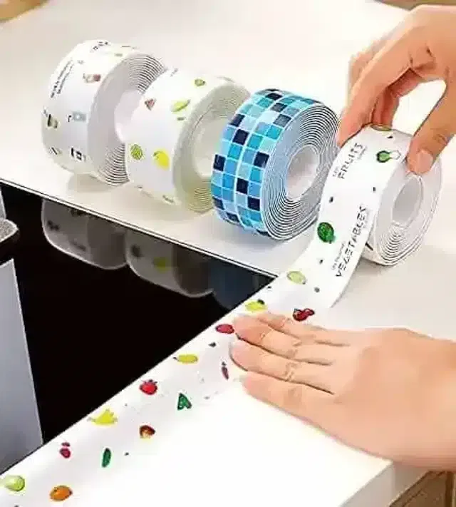 के कुडोस सिंक आयल प्रूफ कौलक टेप Pvc सेल्फ एडहेसिव कॉल्किंग सीलिंग टेप फॉर किचन Sink प्लेटफार्म टॉयलेट बाथरूम