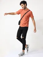 Cotton Blend Slim fit Jeans for Men 