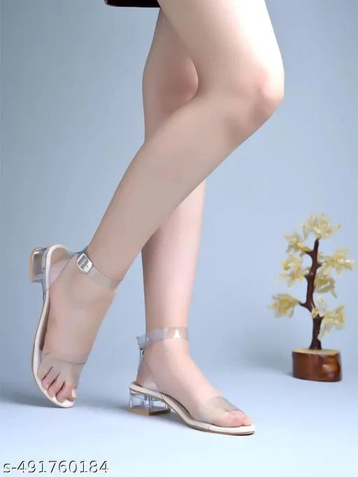 Shoetopia Heel Sandals Cream (IND-6)