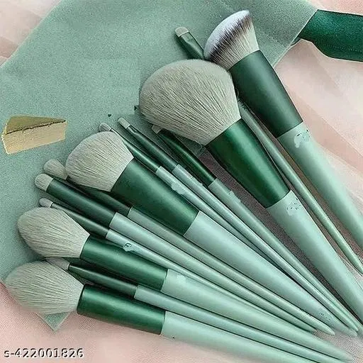 Makeup Brushes Set, Multicolor, Set of 1