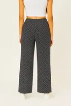 Women's Sleepwear All Over Print Pyjama; Grey - XL