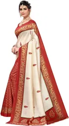 Mysore Silk Printed Saree for Women 