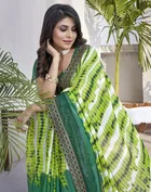 Georgette Printed Saree for Women 