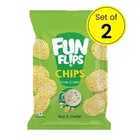 Fun Flips Cream Onion Potato Chips 2X41 g 
