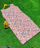 Crepe Printed Kurti for Women 