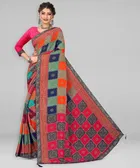 Georgette Printed Saree for Women 
