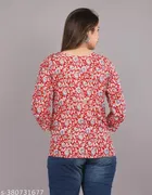 Rayon Printed Kurti for Women 