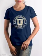 Cotton Round Neck Printed T-Shirt for Women 