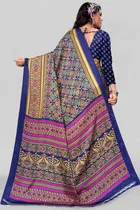 Crepe Printed Saree for Women 