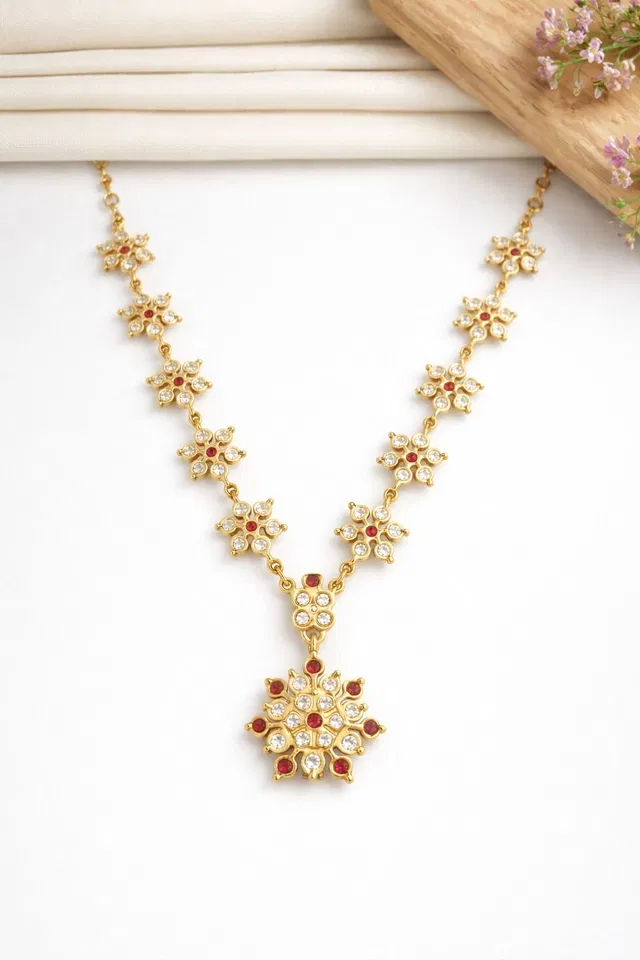 Gold Plated Jewellery Set for Women (Gold, Free Size)