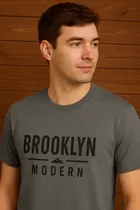 Round Neck Printed T-Shirt for Men 